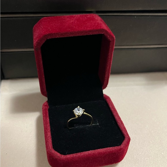 Engagement Ring 1ct Russian Brilliant Stone - Picture 3 of 4